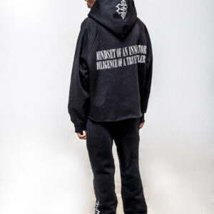 Black Cross Jogging Set