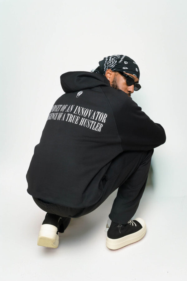 Black Cross Hoodie - Image 4