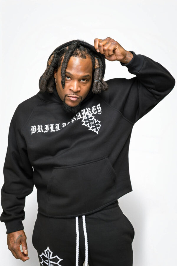 Black Cross Hoodie - Image 3