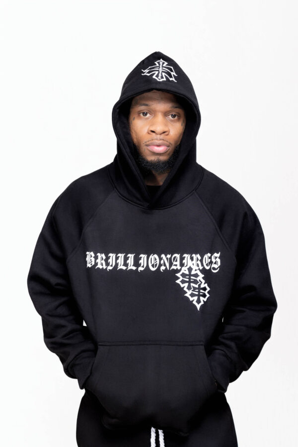 Black Cross Hoodie