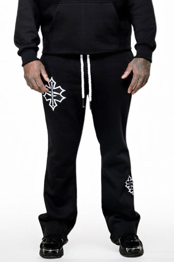 Black Cross Sweats - Image 3