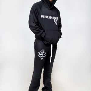 Black Cross Jogging Set