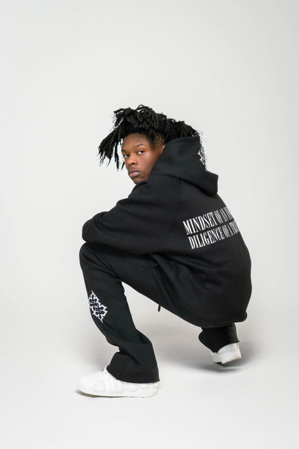 Black Cross Hoodie - Image 5